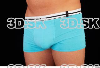 Pelvis turquoise shorts brown shoes of Leland 0002